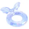Nuevo Anillo Flotador Inflable para Adultos de Unicornio con Lentejuelas Transparentes para Celebración Cibernética, Anillo Flotador para Natación, Flotador