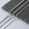 Estilo Minimalista Cadena Lisa con Combinación de Serie de Cadenas Estilo Versátil para Viajes Cotidianos Cadena en forma de O Cadena Retorcida Cadena de Acero de Titanio Collar Multicapa Apilable