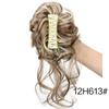 Peruca feminina rabo de cavalo curto cabelo cacheado estilo preguiçoso prendedor flor botão cabeça de bola cabelo natural fofo barba longa bolsa de cabelo fábrica