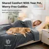 Manta impermeable para pareja, manta impermeable y resistente a las manchas para mascotas, íntima y absorbente para usar en la cama, lavable