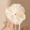 Goma para el Cabello Grande Estilo Coreano para Mujeres, Goma para el Cabello Cuadrada de Alta Gama, Banda para el Cabello de Alta Elasticidad, Accesorio para el Cabello Estilo Perezoso