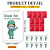Nuevo producto transfronterizo: 1 Tarjeta de Agradecimiento Grande con Sobre, un Regalo que Calienta el Corazón para Trabajadores de la Salud
