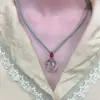 Nuevo Collar de Estilo Chino [Gran Colección] Estilo Chino Nicho Estilo Ins Candado de Paz Popular entre los Estudiantes Colgante de Campana Tejida