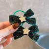 24 Nuevas Horquillas Navideñas Europeas y Americanas para Niños, Cabello de Visón, Pinza BB para Bebé, Accesorios para el Cabello, Lazo, Tiara, Anillo para el Cabello