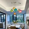 Lámpara Colgante de Lava de Vidrio Transfronteriza, Iluminación Creativa para Cafeterías, Salas de Estar, Comedores, Iluminación de Bares, Ambiente de Alta Gama