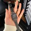 Tendência Apple Watch AppleWatchS9876543 laço de diamante pulseira de couro Huawei 20mm