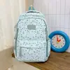 Mochila de Puntos de Estrella Linda Dulce Alto Valor Ligera Mochila Estudiante Gran Capacidad Bolsa de Doble Hombro Bolsa Estudiante