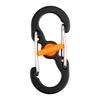 Mini Fivela de Figura 8 Trancável Nº 1 Conector de Placa de Identificação para Cães de Estimação em Forma de S Fivela de Figura 8 Anti-Roubo para Zíper Pequeno