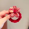 Nova Coleção Coreana de Scrunchies Plissados de Renda com um Toque de Luxo, Acessório de Prendedor de Cabelo Simples e Moderno com um Toque de Elegância