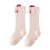 Una generación de calcetines de bebé para mosquitos verano delgados bebé transpirables de malla calcetines de tubo caricatura rodilla calcetines para niños