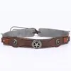Sombrero Transfronterizo Cabeza de Vaca Cinturón Decorativo Estilo Étnico Retro Cuero PU Remache Cinturón Tejido a Mano Accesorios para Sombrero Vaquero