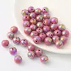 Cuentas Acrílicas de 14 mm y 16 mm Cuentas de Fantasía Material para Manualidades Color Chapado Material para Bordado de Cuentas Sueltas Accesorios para Pulseras al por Mayor