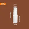 Frasco de Loção Branco Tipo Pump Desinfetante para Mãos Recarga de Frasco Sérum Shampoo Líquido Frasco de Plástico para Apertar Loção
