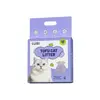 Litter para Gatos Lusi Tofu Transfronteiriço 6L Baixa Poeira Desodorizante à Base de Plantas 2kg Litter para Gatos de Tofu com Aroma de Leite e Chá Verde