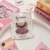 Pinza para el pelo de dibujos animados de color Galaxia Cósmica Nueva de Primavera para Niños, Lindo Lazo Brillante de Seda, Accesorios para el Cabello con Purpurina, Tocado
