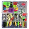 Conjunto de Iscas Luya para Pesca de Camada Completa de Nível Iniciante Weihe, Vários Equipamentos de Pesca com Isca, Equipamentos de Pesca Transfronteiriços