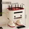 Caixa de Armazenamento para Roteador Wifi para Uso Doméstico, Organizador de Tomada para Sala de Estar, Modem Sem Fio, Caixa de Armazenamento para Decodificador