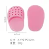 Cepillo Facial de Silicona Transfronterizo con Cerdas Suaves Personalizadas, Mini Cepillo para Dedos para Limpiar el Rostro y Eliminar Puntos Negros, Cepillo Facial con Forma de Zapatilla