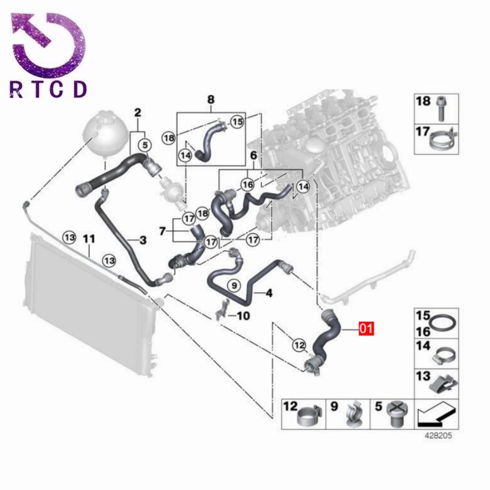 17127619684水箱散热器软管5