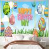 Tapiz de conejito de Pascua transfronterizo, diseño de habitación, fondo de pared, tela para dormitorio, fondo de cama, tela para alquiler, renovación de habitación