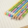 50 pacotes de filme de desenho animado Haste redonda Lápis HB Prêmios de jardim de infância e escola primária Presentes Papelaria Suprimento de e-commerce