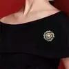 Broche Retro de Moda Pin de Solapa de Alto Grado que Conserva el Color Accesorio para Abrigo Gabardina Traje Hebilla de Pin de Fijación Anti-Exposición
