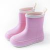 Botas de Lluvia de Gama Alta 2026 Transfronterizas para Niñas Japonesas y Coreanas, Botas de Lluvia para Estudiantes, de Media Caña, Forradas de Lana, Zapatos de Agua Cálidos, Antideslizantes, Botas Impermeables para Mujer