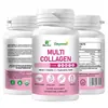 Cápsulas Blandas de Colágeno Múltiple Omega 3 Vitamina E Caramelo de Gel para Exportación