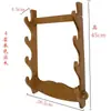 Suporte de Espada de Parede com Furação Necessária/Sem Furação Necessária, Suporte de Espada de Parede em Madeira Maciça, Suporte de Armas, Suporte para Flauta, Suporte para Vara de Pesca, Suporte de Espada, Base de Espada