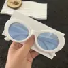 Óculos de Sol Ovais com Armação Grande, Proteção UV, Estilo de Celebridade da Internet, Óculos de Sol da Moda, Óculos de Sol Tendência Hip-Hop Disco