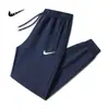 Pantalones Deportivos Casuales Nuevos de Primavera y Otoño para Hombre, Joggers Rectos Holgados, Marca de Moda, Talla Grande, Pantalones de Chándal de Algodón Puro Grises para Hombre
