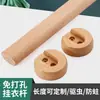 Barra para Colgar de Armario, Barra de Madera Maciza de Alcanfor para Armario, Barra Horizontal de Madera para Closet, Barra para Secar Ropa, Barra para Colgar de Madera Natural, Madera de Haya
