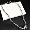 Pulseira de Aço Titânio com Fecho de Ouro 18K Real Estilo Ot Hip-Hop Europeu e Americano Tendência Duradoura Preserva a Cor Pulseiras para Homens e Mulheres