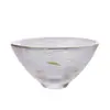 Taza de Cata de Té Vidrio Taza de Té Pequeña Juego de Té Kung Fu Hogar Resistente al Calor Transparente Taza con Pintura Dorada Vidrio con Patrón de Martillo