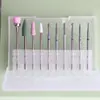 Conjunto de Brocas de Diamante para Unhas Pré-processamento Russo Pele Morta Ferramenta de Lixa de Unha Pacote com 10
