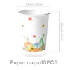 Festival de la Cosecha de Otoño de Amazon con Temática de Hoja de Arce y Calabaza Platos de Papel Desechables, Vasos de Papel, Servilletas de Papel, Banderines, Manteles de Mesa, Pe