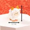 Ornamentos de Resina Micro-Paisagem Doze Signos do Zodíaco Rato, Boi, Tigre, Coelho, Dragão, Serpente, Cavalo, Ovelha, Macaco, Galo, Cão e Porco Artesanato Criativo para Mesa