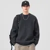 Ropa para Hombre Casa de Arce / Suéter de Punto Pulóver de Cuello Redondo Nuevo Otoño/Invierno Suéter Cardigan Retro Japonés para Hombre Pareja