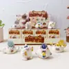 Nova Figura de Cristal de Energia Cartoon Pal Caixa Surpresa Boneca Mini Fofa Modelo de Decoração de Mesa Presente