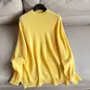 Suéter Básico Multicolor de Cuello Alto para Combinar 2026, Tejido, Camiseta Base para Mujer Venta al por Mayor H19AS88080