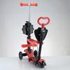 Comércio Exterior pode sentar e andar triciclo cinco em um com haste de empurrar patinete para bebê de 1-3 anos patinete infantil