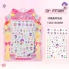 Pegatinas de Arte para Uñas Estéreo en Relieve 5D de Disney, Lindos Personajes de Dibujos Animados, Princesas, Pegatinas de Transferencia Láser, Accesorios para Uñas de Niños