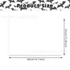 Papel de Seda Halloween Blanco y Negro 17g Papel de Regalo Dulces a Prueba de Humedad Papel de Envoltura Decoración Fantasma Papel de Seda