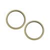 Accesorios de hardware para equipaje, diámetro interior de 5 cm, anillo de metal, anillo circular de hierro, junta tórica, anillo de metal.