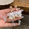 Pendientes Colgantes de Cisne con Zirconia de Aguja Plateada Forma de Gota de Agua Pendientes de Nicho de Alta Gama Exquisitos Dulces Elegantes Pendientes de Temperamento para Mujer
