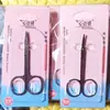 Tijeras para recortar cejas tijeras de codo rectas pequeñas tijeras de acero inoxidable exquisitas tijeras de belleza tijeras de cejas puntiagudas herramientas de tijeras para recortar cejas