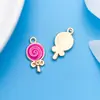 YukuRose Rojo Dibujo Animado Goteo de Aceite Colgante de 30 Piezas Aleación de Zinc Pulsera Hecha a Mano DIY Accesorios para Equipaje