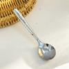 Cuchara de acero inoxidable 316 de dibujos animados de aspecto alto, cuchara especial para comer para niños, cuchara de postre para el hogar, vajilla Jieyang
