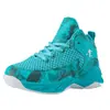 Zapatos Infantiles Transpirables de Verano Zapatos de Baloncesto Flyknit Zapatos Deportivos Juveniles Resistentes al Desgaste Amortiguadores Zapatos Deportivos Casuales