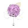 Set de 6 Piezas de Suministro Transfronterizo Europeo y Americano Novio y Novia Boda Hoja de Oro con Cuentas Muñequera y Ramillete Fabricante Venta al por Mayor Stock Disponible